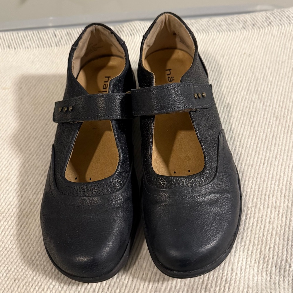 HALSA FOOTWEAR Women's Aloe Mary Jane Black Sz 9.5